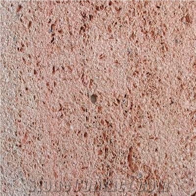 Pietra Di Verezzi (Pietra Lara) Bush - Hammered, Italy Pink Limestone Slabs & Tiles