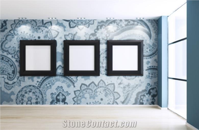 Custom Glass and Porcelain Murals