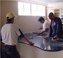 Black Granite Kitchen Countertops