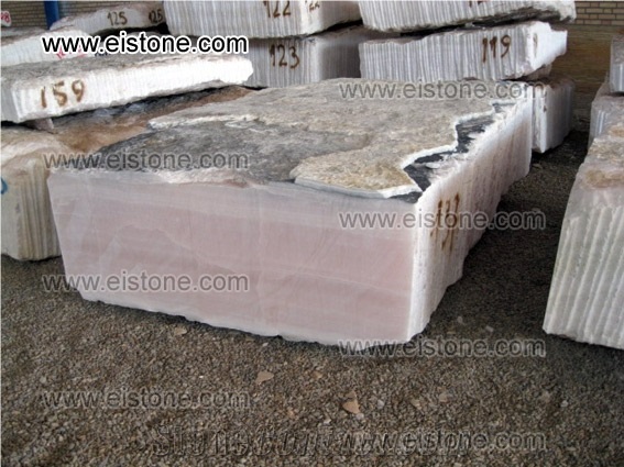 EIS White Onyx Iran Blocks, White Persian Snow Onyx Block