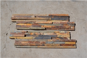 Thin Veneer Tiles (multicolor), Rusty Slate Building, Walling