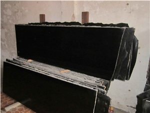 Chinese Black Polished Slab, Mongolia Black Basalt