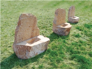 Fountain Mandras Sandstone, Beige Sandstone Fountain