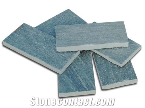 Karystos Grey Machine Cut Tiles, Greece Grey Slate
