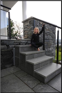 Quartzite Stairs, Steps, Favang Grey Quartzite