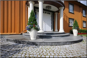 Slate Stairs and Steps, Steinsvik Grey Slate Slate Stairs and Steps, Steinsvik Grey Slate