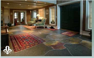Pillarguri Rust Pavement Natural Riven (otta Rust), Quartzite Slabs
