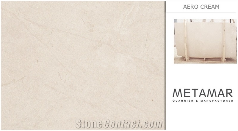 Aero Cream Limestone Slabs, Turkey Beige Limestone