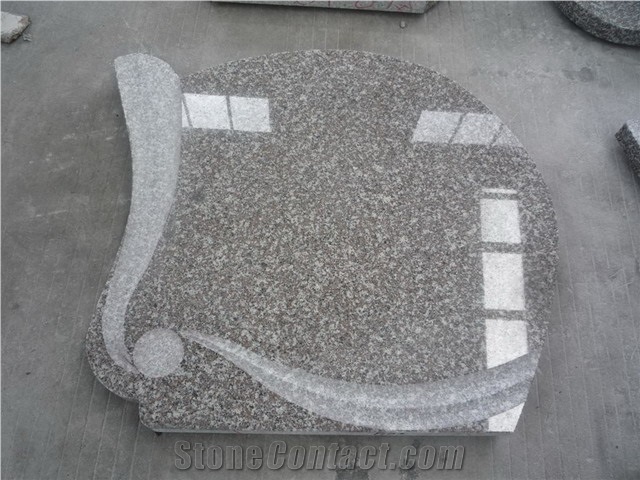 G664 Granite Headstone