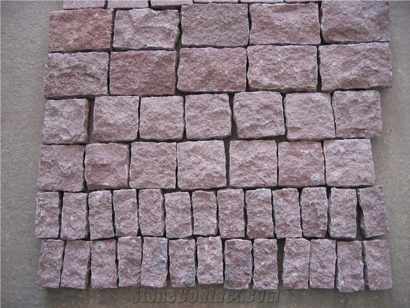 G666 Granite Cube Stone
