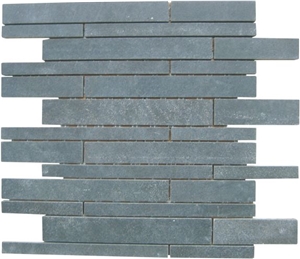 Honed Bluestone Mosaic for Wall Cladding Honed Bluestone Mosaic for Wall Cladding