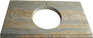 Kashmir Gold Vanity Top