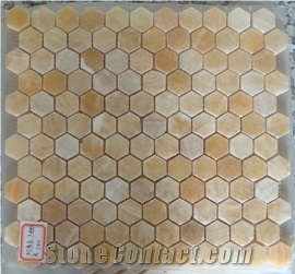 Honey Yellow Onyx Mosaic