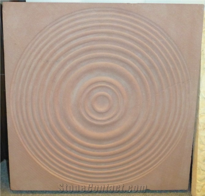 3d Cnc Sunny Beige Background Tv Wall Panel, Beige Marble Wall Panel