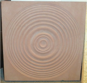 3d Cnc Sunny Beige Background Tv Wall Panel, Beige Marble Wall Panel