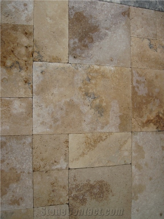 Cm Mix Travertine French Pattern Set Slabs & Tiles, Noce Travertine Slabs & Tiles