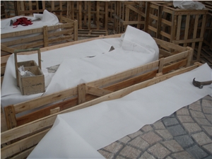 Cobble Stone Pink Granite Paving Stone