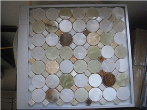 Onyx Mosaic, Green Onyx Medallion