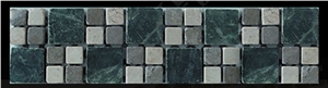 Tumbled Borders, Saltan Claro Green Marble
