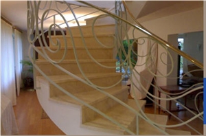 Limestone Stairs, Limestone Steps, Rocherons Beige Limestone