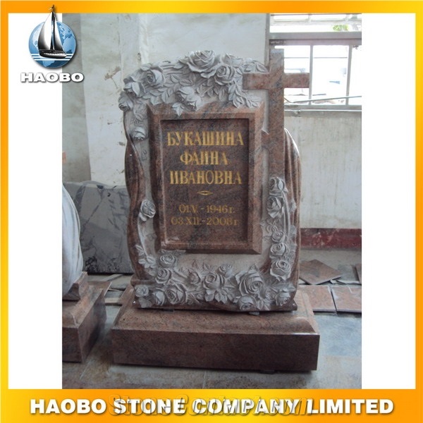 China Granite Monuments Cross Tombstone
