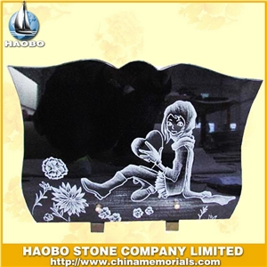 Engraved Line Carving Plaque, French Style Black Panels, Absolute Black Granite Monument & Tombstone from China Factory Engraved Line Carving Plaque, French Style Black Panels, Absolute Black Granite Monument & Tombstone from China Factory