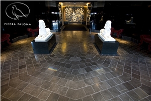 Black Kafe Honed Limestone Tiles & Slabs Spain, Apomazada, Adouci