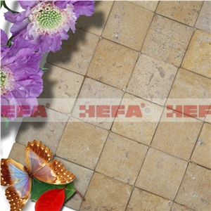 Beige Tile Mosaic Stickers-XMD003BL1, Yellow Limestone Mosaic Beige Tile Mosaic Stickers-XMD003BL1, Yellow Limestone Mosaic