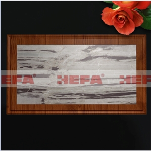 Black and White Composite Tiles HF-001J3, Hua an Jade Marble Tiles