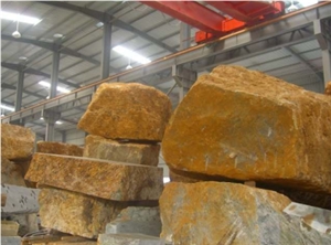 Green Natural Stone Blocks
