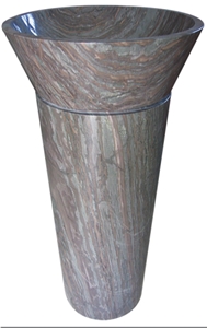 Green Natural Stone Wash Basin Price HF001J4