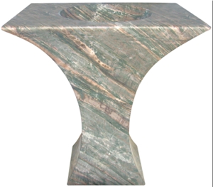 Green Pedestal Wash Basin HF007J4 Green Pedestal Wash Basin HF007J4