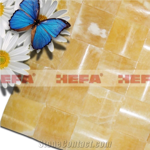 Onyx Mosaic-XMD003O, Yellow Onyx Mosaic
