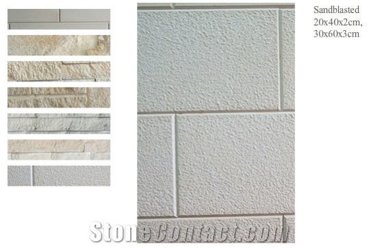 Limassol Stone Sandblasted, Cyprus Beige Limestone Slabs & Tiles