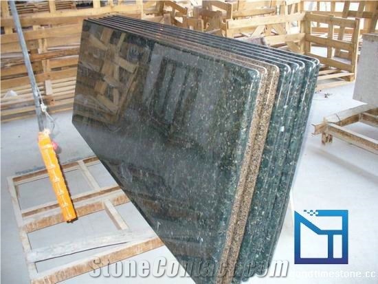 KT-Butterfly Green, Verde Butterfly Green Granite Kitchen Countertops