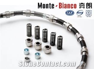 Monte-Bianco Diamond Wire Saws Stone Cutting Quarrying Diamond Wire Saw Tools
