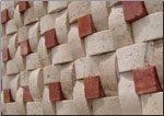 Red Travertine Mosaic