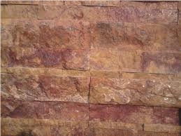 Rosso Culture Stone, Red Travertine Cultured Stone