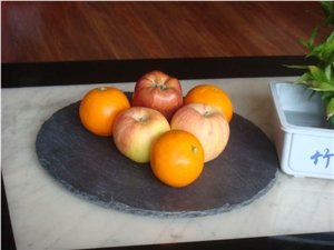 Slate Dish,Natural Black Slate Kitchen Accessories