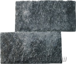 Black Quartzite Mushroom Stone