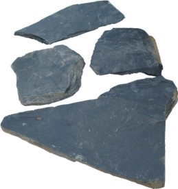 Black Slate Loose Crazy Paving