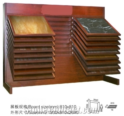 Floor/Tile Racks,wood Floor Displays GG035
