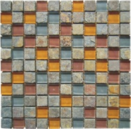 Glass and Slate Mosaic