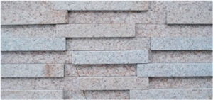 Granite Wall, G681 Pink Granite Cultured Stone