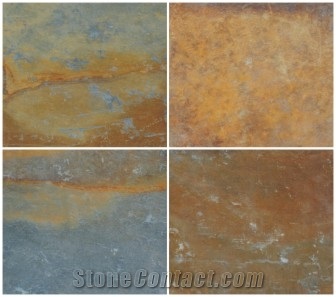 Multicolor Slate Floor Tiles,China Slate ST-014