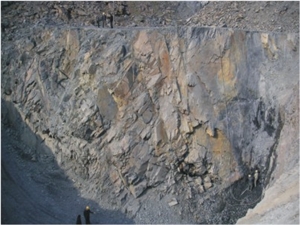 Own Quarry Slate Yellow Rusty, China Rusty Slate Block