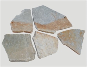 Quartzite Loose Crazy Paving, Beige Quartzite Flagstone