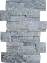 S Shape Panels, Blue Quartzite Cultured Stone