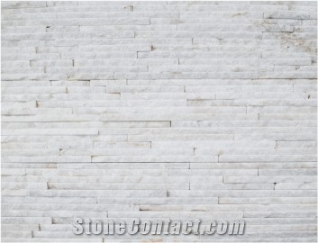 Waterfall Stone, White Quartzite Cultured Stone