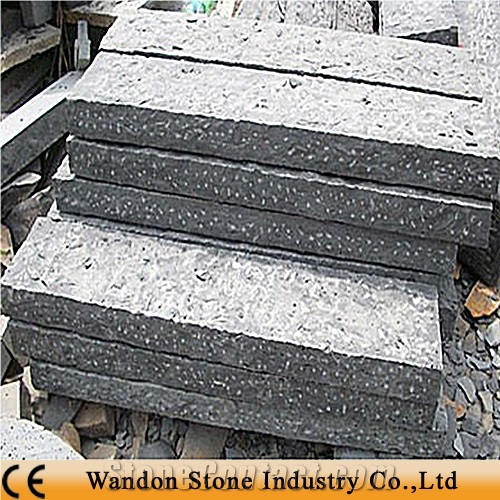 Black Basalt Palisades Stone, G684 Black Basalt Palisades